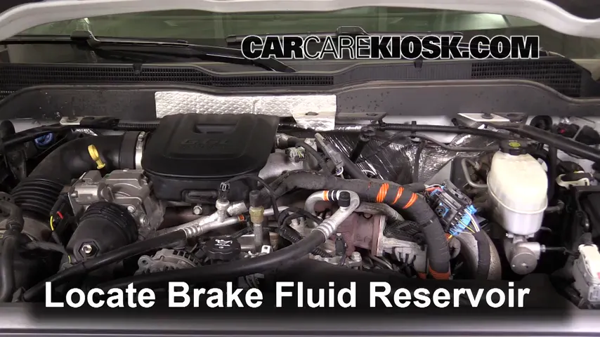 2015 Chevrolet Silverado 2500 HD LT 6.6L V8 Turbo Diesel Crew Cab Pickup Brake Fluid